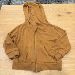 Kyte jersey zip up hooded sweatshirt